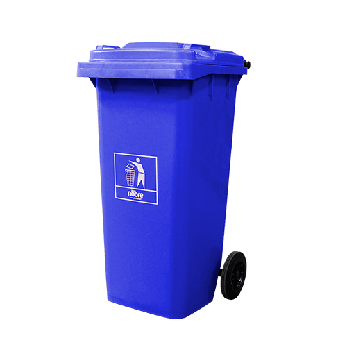 Contentor plástica 120L. c/rodas