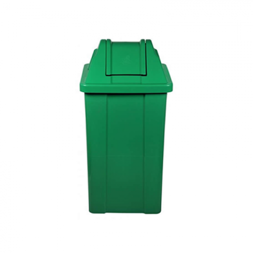 Lixeira Plástica 25, 60 e 100L QUADRADA com TAMPA VAI-VEM